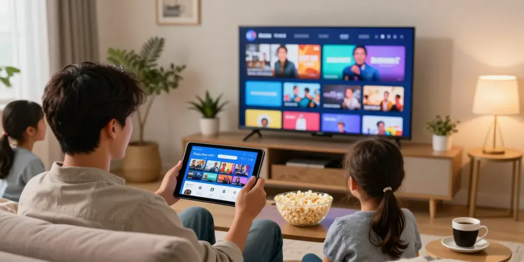 Profitez de l'application Atlas Pro pour le streaming de contenu en direct et à la demande à domicile.